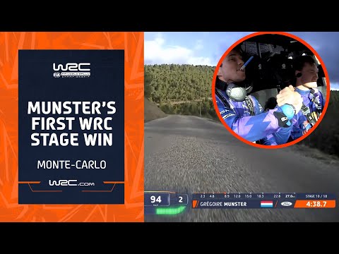 How Munster Grabbed His First Stage Win! | WRC Rallye Monte-Carlo 2025