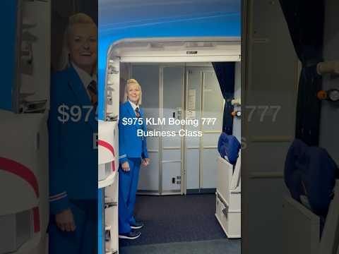 $975 KLM Business Class Suites on Boeing 777