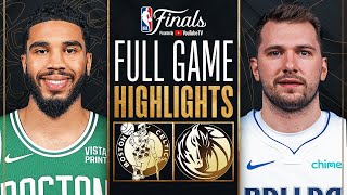 Boston Celtics vs Dallas Mavericks Game 4 Full Game Highlights | June 14 | NBA Finals 2024