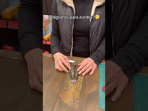 Tijeras, sacapuntas y bolígrafos para zurdos🖊️✍️ #papeleria #emprendedoras #carlin #zaragoza