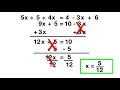 Solving Linear Equations Steps