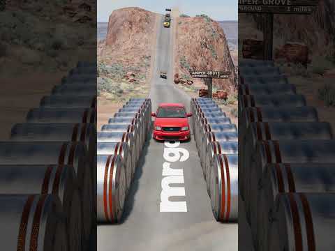Cars 20 Bollards Crush – BeamNG.drive