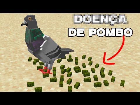 Virei um Pombo de Praça no Minecraft