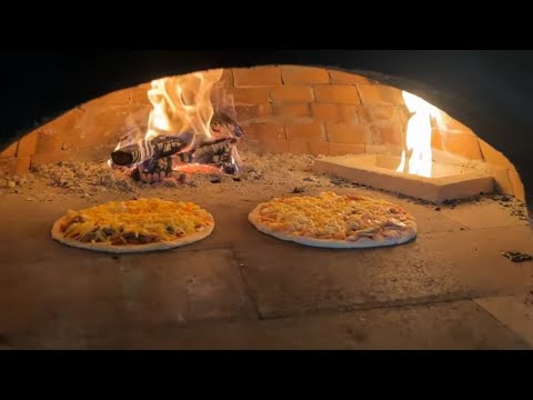 Amazing Wood Fired Oven Pizza Making - Taiwanese Street Food