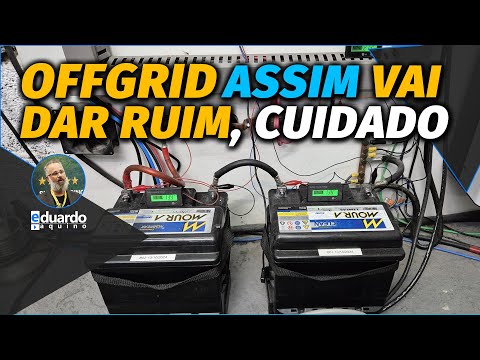 🚨Se não CONSIDERAR ISTO, Seu Sistema OffGrid com baterias vai dar RUIM!