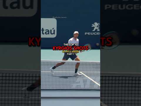 Top 10 Nick Kyrgios shots in Tennis | Part 1