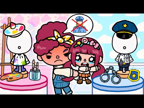 Mom Doesn't Want Me To Become A Police 😡👮✖️ Sad Story | Toca Life World | Toca Boca