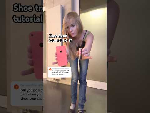 MY FACE when it drops XD Shoe trend tutorial🩷 #shorts #tiktok #fypviralシ