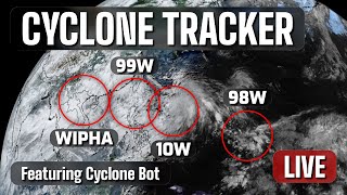 LIVE - Tracking Tropical Storm Wipha, 10W Forms - Cyclone Tracker