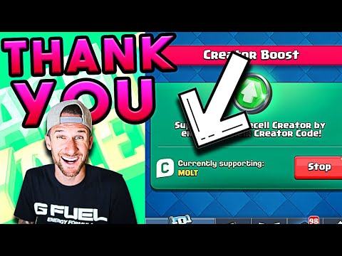 Supercell Creator Code Clash Royale 07 2021