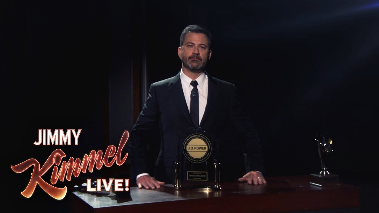 Jimmy Kimmel Live Honored with J. D. Power Award