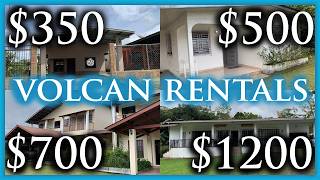 Rental Home Comparison in Volcan Panama - What Can Your Budget Get You? Sample Houses in Chiriqui