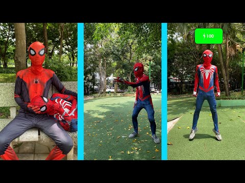 Spiderman turns into a spider #spiderman #tiktok #sports