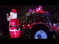Verlichte tractorstoet Vrasene Kerstparade 2023