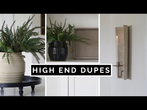 DIY HIGH END HOME DECOR DUPES ON A BUDGET *CHRISTMAS PREVIEW*