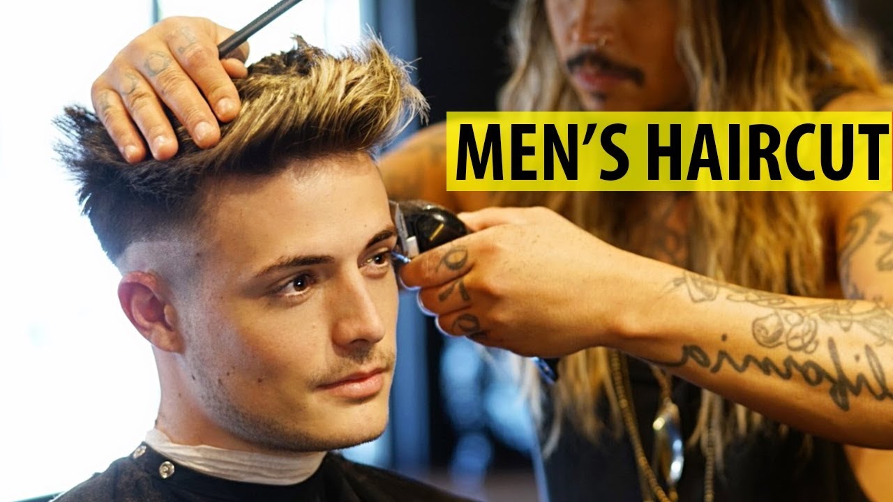 Skin Fade Textured Quiff Haircut & Hairstyle ft. BluMaan - Men's Summer Haircut 2019