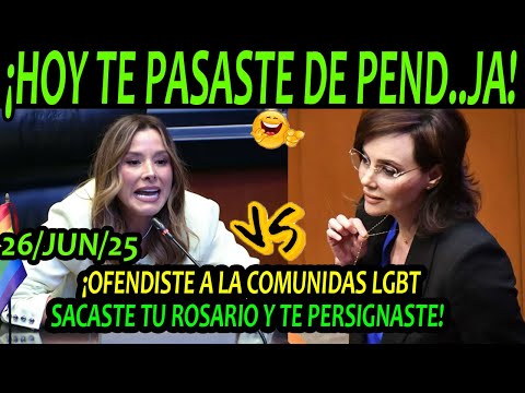 POR PERSIGNADA de Lilly Téllez al pasar, frente a  comunidad LGBT. Sera DENUNCIADA de NUEVO a la FGR