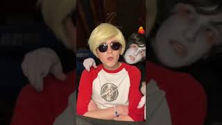 Karkat mimics Dave MEME