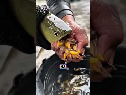 Этот рот прячет своих детёнышей во рту 🐟👄