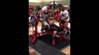 RUM 7 World Record Benchpress Attempt 488.5 (221.5kg) 165 Class Unrealphil Phillip Brewer BOAD Pause
