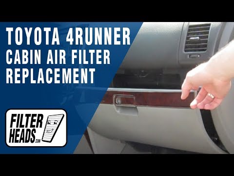 How to Replace Cabin Air Filter Toyota 4Runner