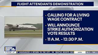 Horizon Air Flight Attendants Picket