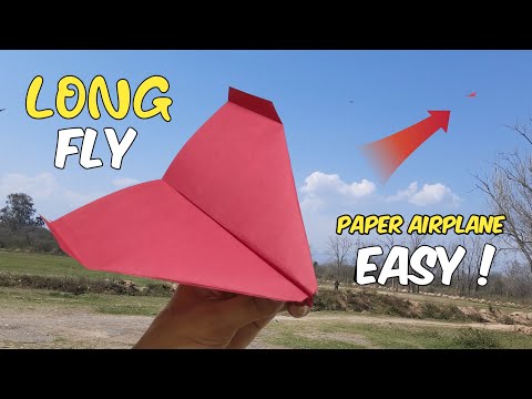 How to make aeroplane with paper | long fly Paper Airplane | How it’s made airplanes | Paper Plane