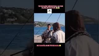 Yorgun yıllarım Bir anda yanına yaklaşan vatandaş mikrofonu istedi ve ortaya güzel görüntüler çıktı