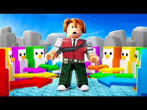 A BATALHA DE PINGUINS INSANA (Roblox Knockout)