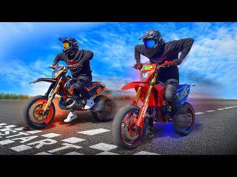 LE DUEL ULTIME ! KTM 500 2T vs. KTM 500 4T