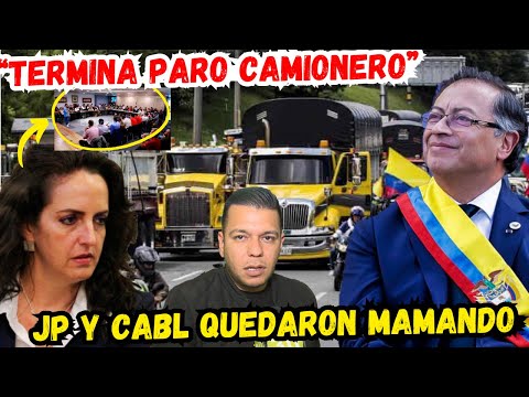 Alegría, se acabó paro camionero, pero Cabal y JP Hernandez se jodieron -Mr. Carvajalino