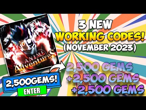 NEW* ALL WORKING CODES FOR ANIME ADVENTURES IN SEPTEMBER 2023! ROBLOX ANIME  ADVENTURES CODES 