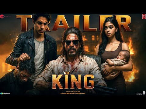 KING - Hindi Trailer | Shahrukh Khan | Aryan Khan | Suhana Khan | Abhishek Bachchan | Latest 2025