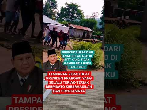kejadian di NTT menjadi tamparan keras buat Prabowo sebagai presiden Indonesia #ntt #prabowo