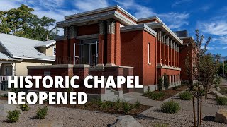 Church Restores Chapel Building with a Unique Ministry