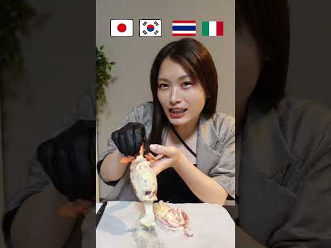 大きいボイルやりいか🦑 / spear loliginid squid　#mukbangs