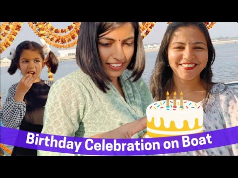 Kanchan's birthday in the middle of Ganga at Varanasi @EnglishConnectionByKanchan #youtube #trending