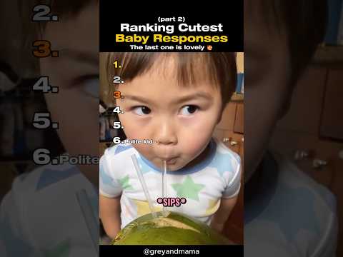 Ranking Cutest Baby Responses 👶 (Part 2)