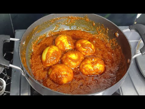 Easy and unique way to make afghani egg curry |😋 masala egg recipe || minifoodmahal