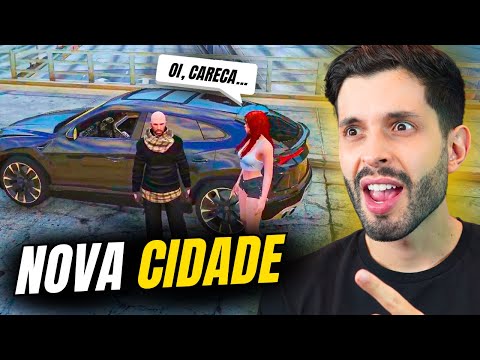 CHEGUEI DOMINANDO A NOVA CIDADE DO GTA RP!