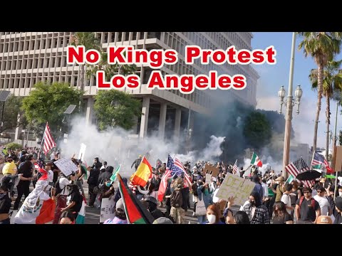No Kings Protest Los Angeles