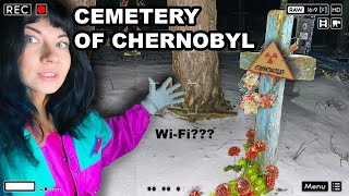 Radioactive cemeteries of Chernobyl, we were looking here Wi-Fi???