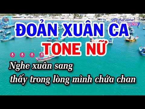 Karaoke Đoản Xuân Ca Tone Nữ G | Beat Mới Nhạc Xuân 2025