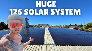 HUGE 126 Solar System Install - UK Renewable Electrics