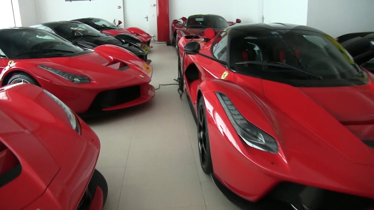 10 LaFerrari Hypercars. Somewhere in Switzerland 6. 16. 2016