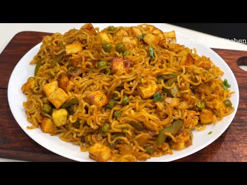 Spicy Paneer Masala Maggi | Street Style Masala Maggie Noodles Recipe