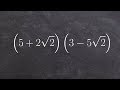 Algebraic Operations and Properties