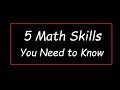 Basic Math Skills Quiz