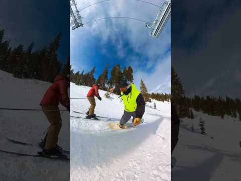 I confront Skier who runs into me #skier