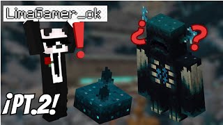 ¡¡😱ESCAPAMOS del WARDEN en MINECRAFT😱!!